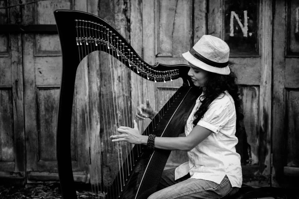 Harpist Portrait 3